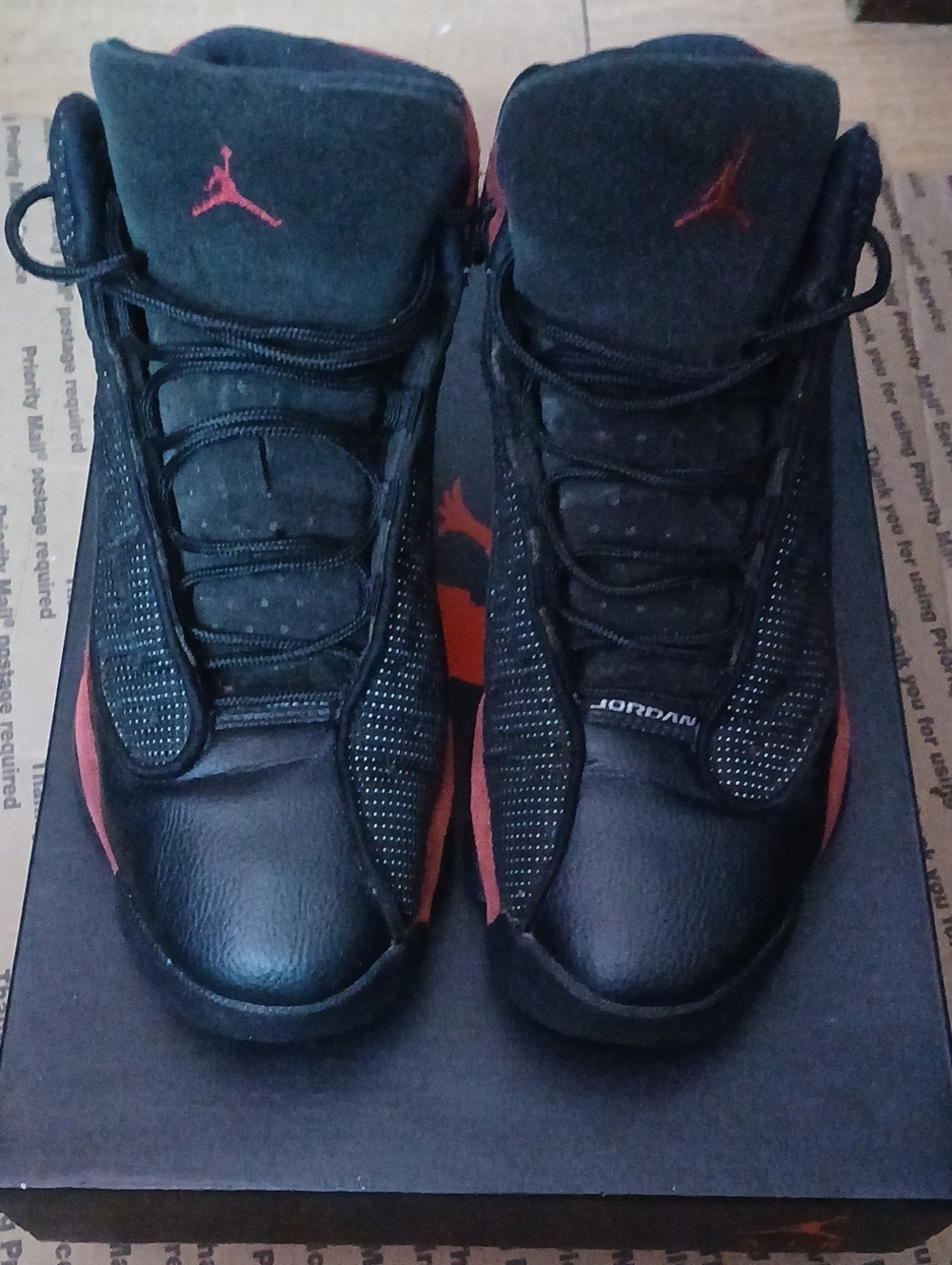 Jordans 13 Bred High-Top Basketball Sneakers